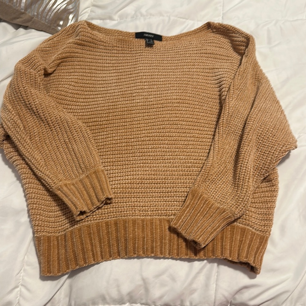 light brown forever 21 sweater! in great condition